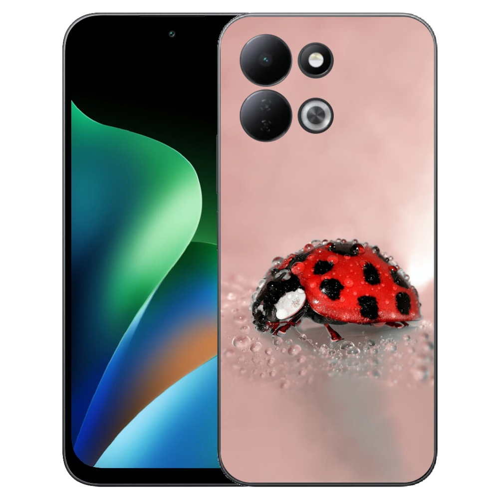 Gelový kryt mmCase na Xiaomi Redmi 17 4G/5G - beruška