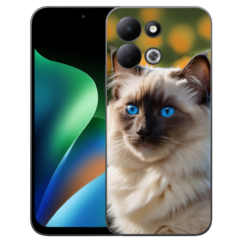 Gelový kryt mmCase na Xiaomi Redmi 17 4G/5G - bílý ragdoll