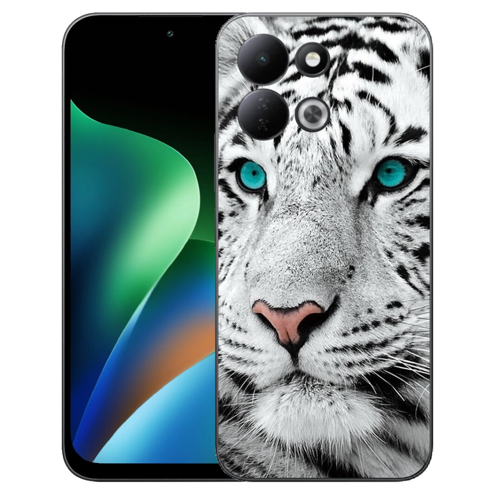 Gelový kryt mmCase na Xiaomi Redmi 17 4G/5G - bílý tygr