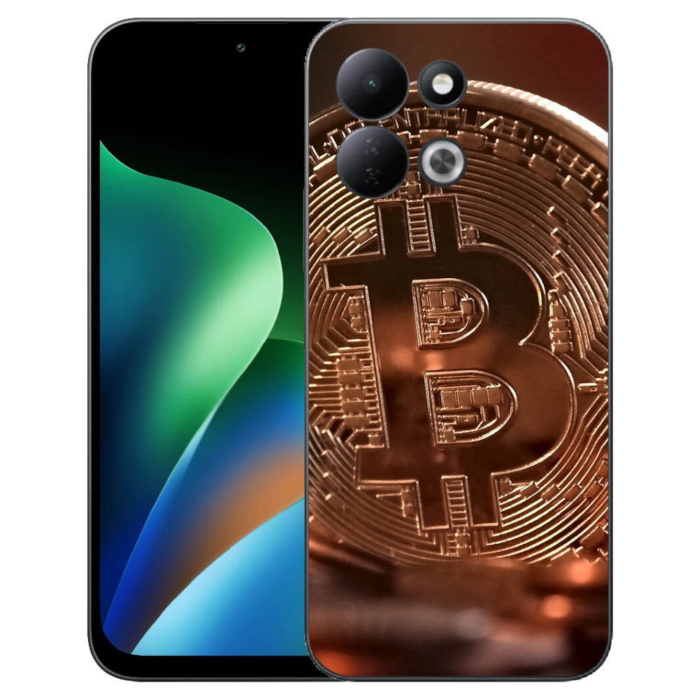 Gelový kryt mmCase na Xiaomi Redmi 17 4G/5G - bitcoin