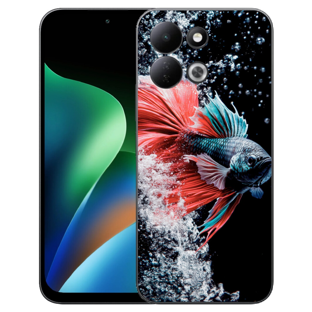 Gelový kryt mmCase na Xiaomi Redmi 17 4G/5G - bojovnice pestrá