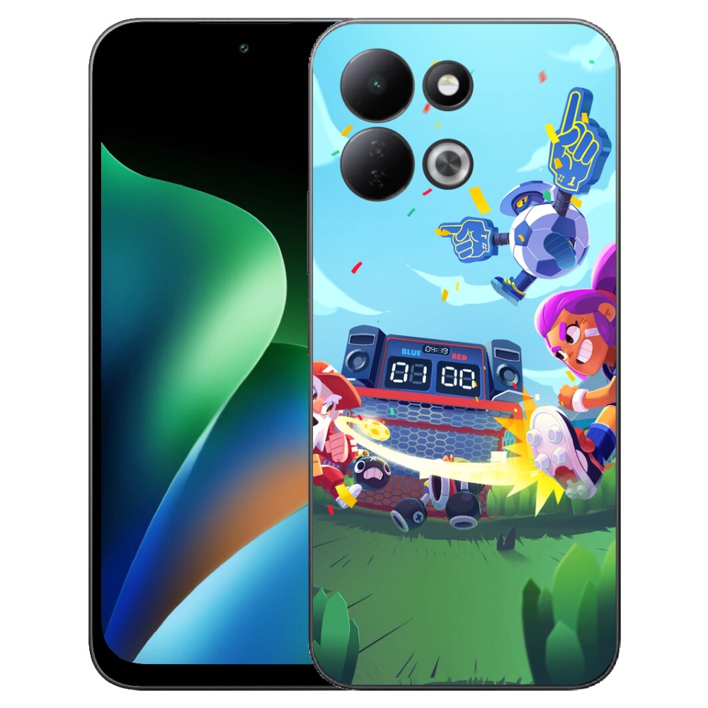 Gelový kryt mmCase na Xiaomi Redmi 17 4G/5G - brawl stars 1