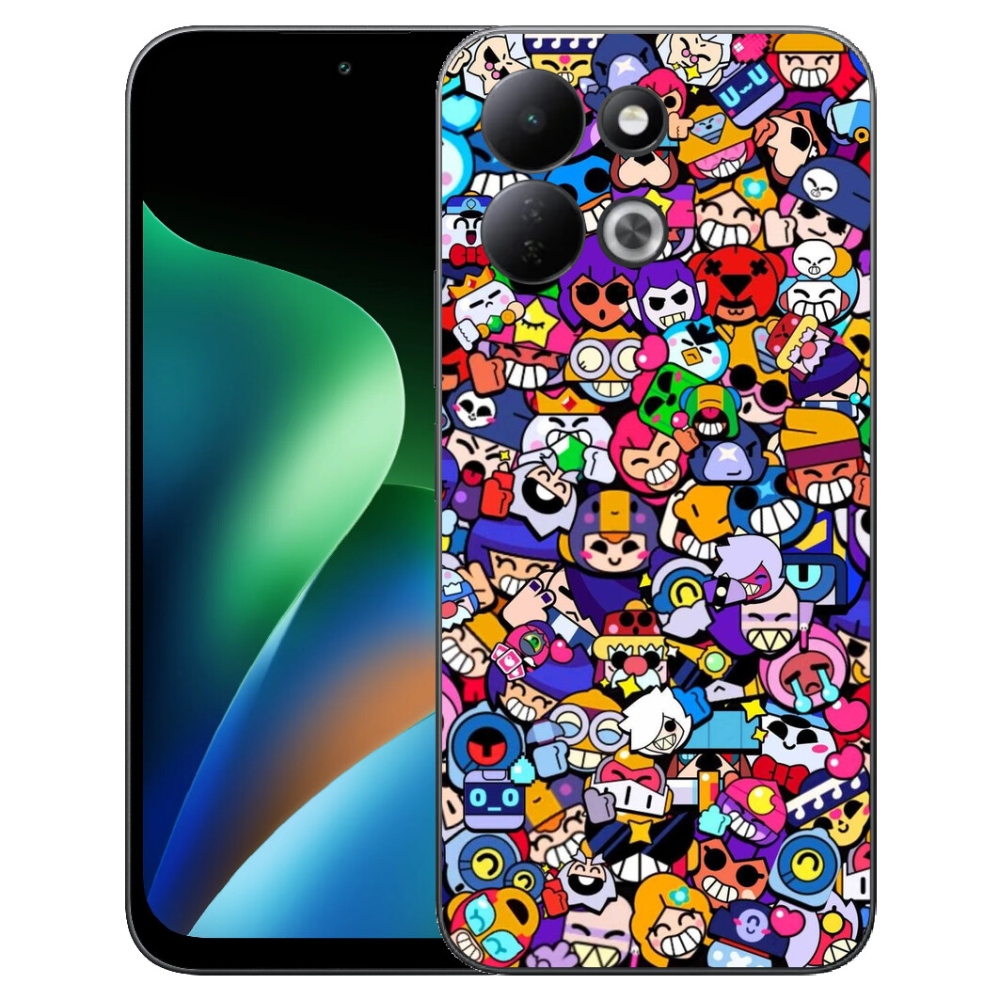 Gelový kryt mmCase na Xiaomi Redmi 17 4G/5G - brawl stars 2