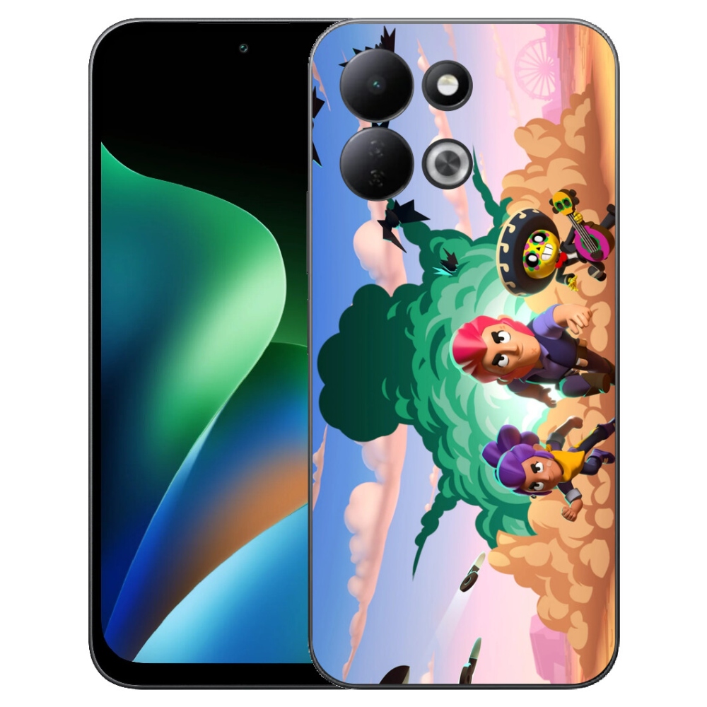 Gelový kryt mmCase na Xiaomi Redmi 17 4G/5G - brawl stars