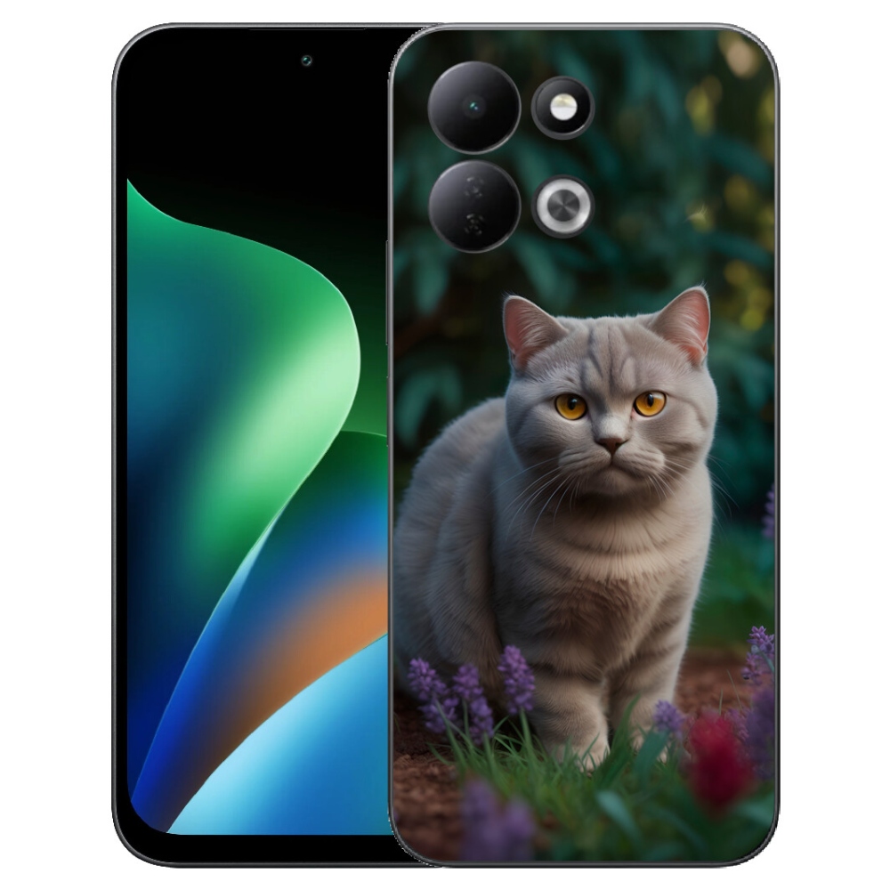 Gelový kryt mmCase na Xiaomi Redmi 17 4G/5G - britská kočka