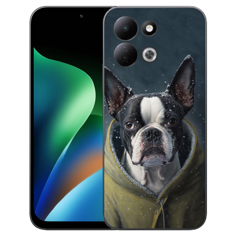 Gelový kryt mmCase na Xiaomi Redmi 17 4G/5G - buldoček