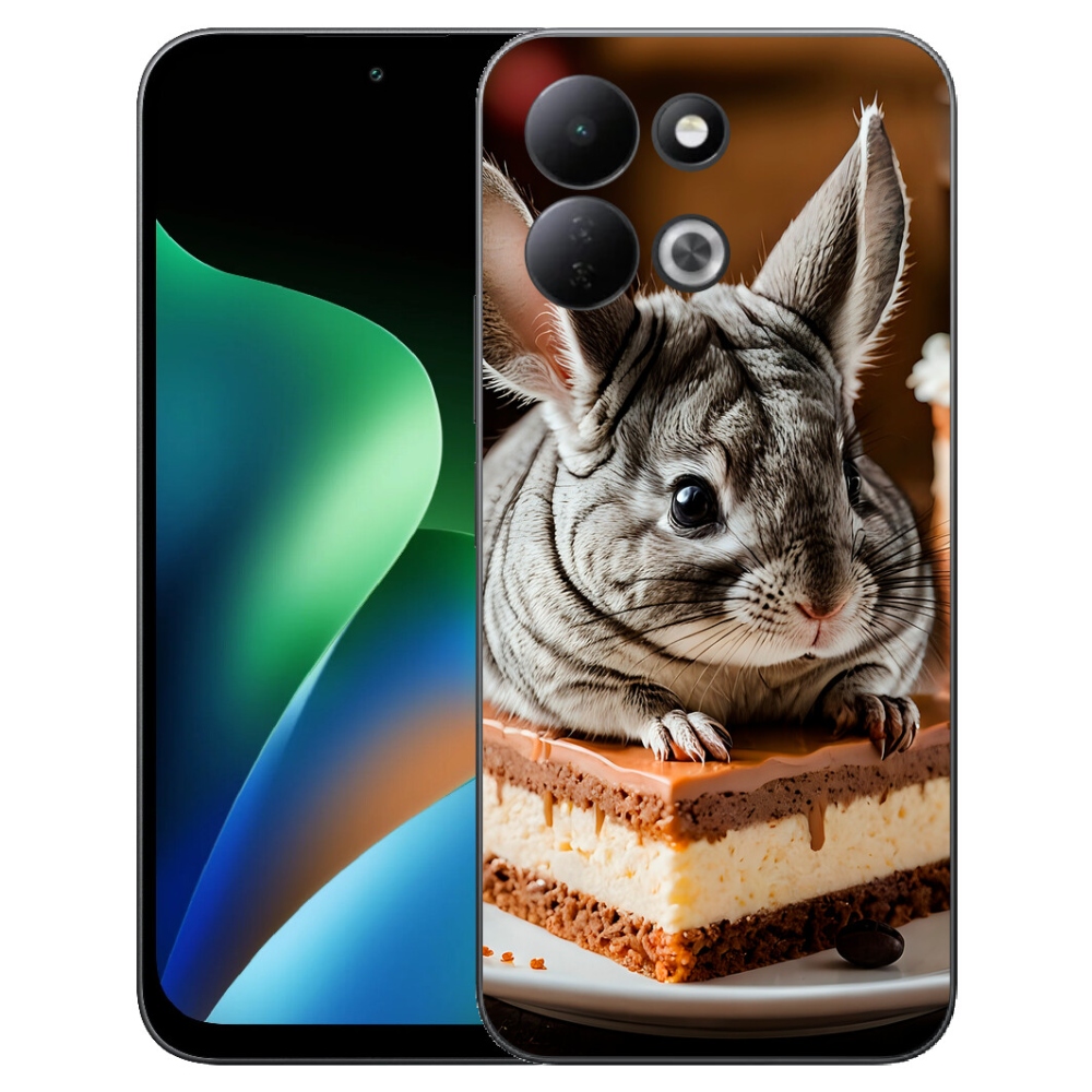 Gelový kryt mmCase na Xiaomi Redmi 17 4G/5G - činčila