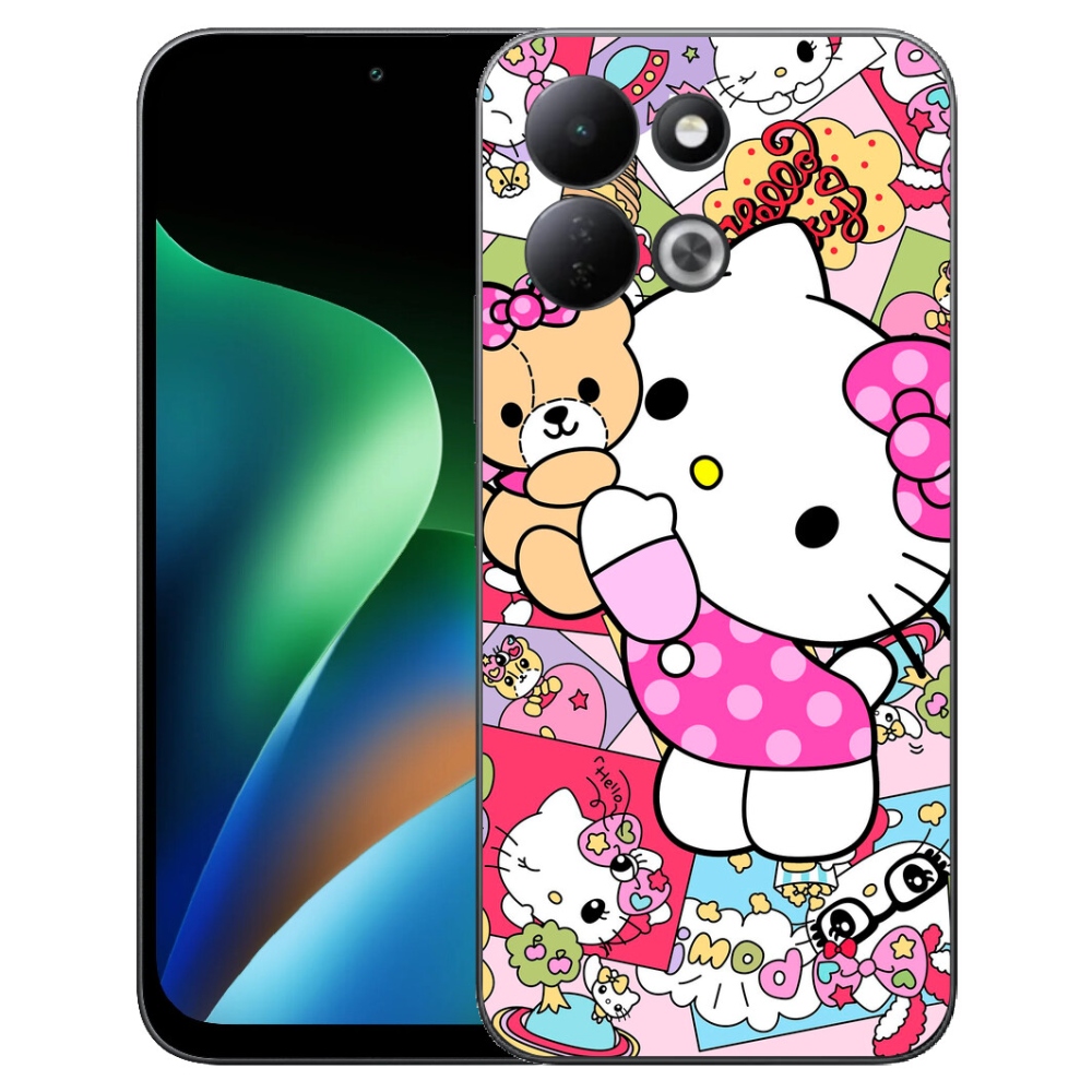 Gelový kryt mmCase na Xiaomi Redmi 17 4G/5G - cute kitty