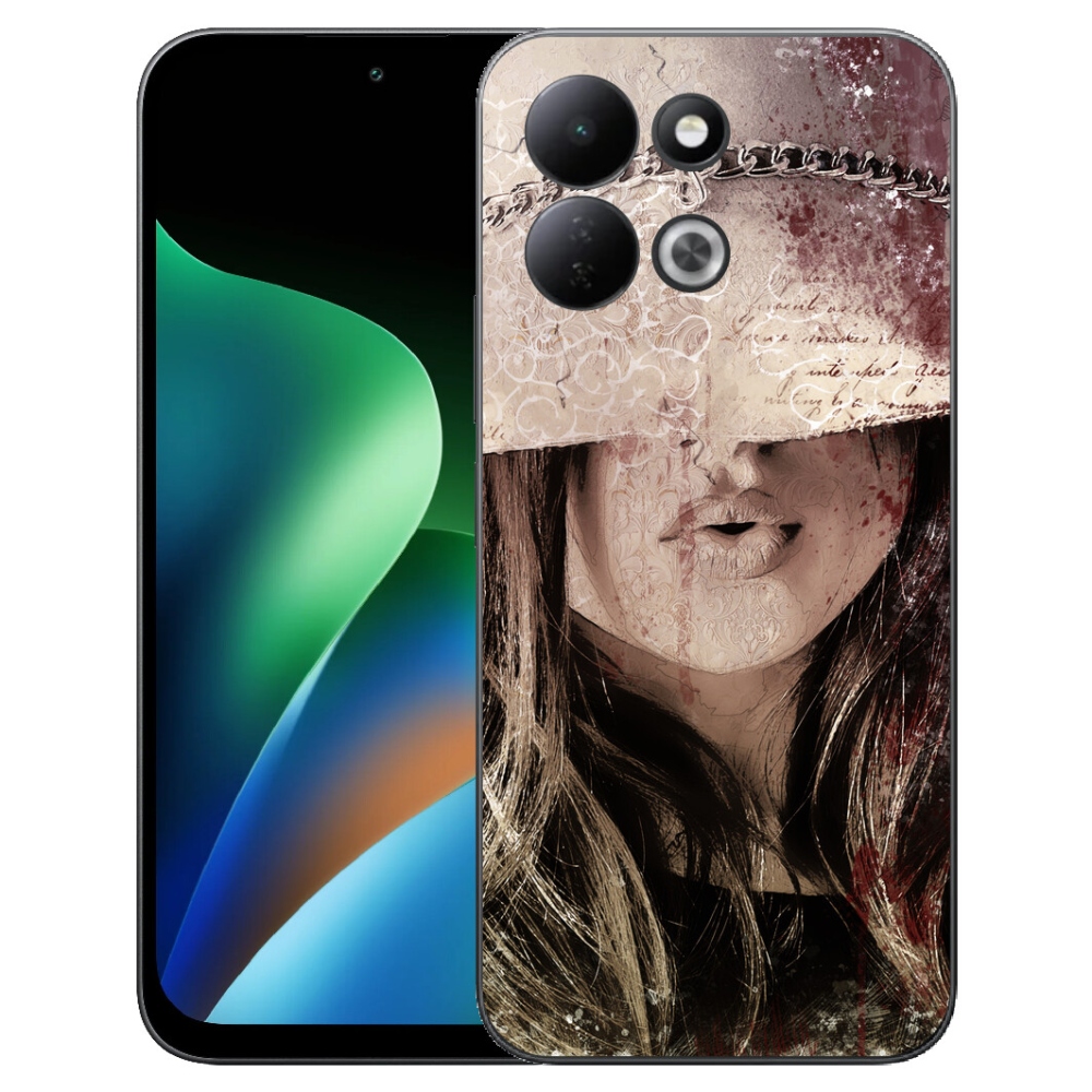 Gelový kryt mmCase na Xiaomi Redmi 17 4G/5G - dívka
