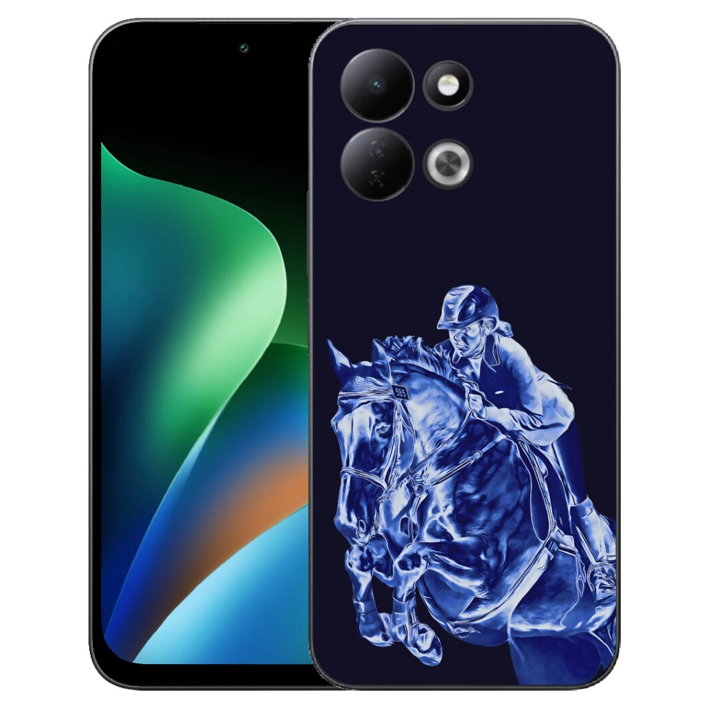 Gelový kryt mmCase na Xiaomi Redmi 17 4G/5G - dostihový kůň