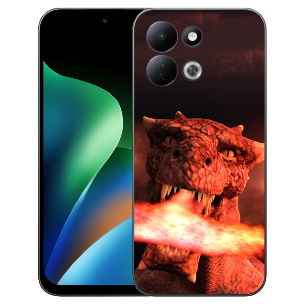 Gelový kryt mmCase na Xiaomi Redmi 17 4G/5G - drak