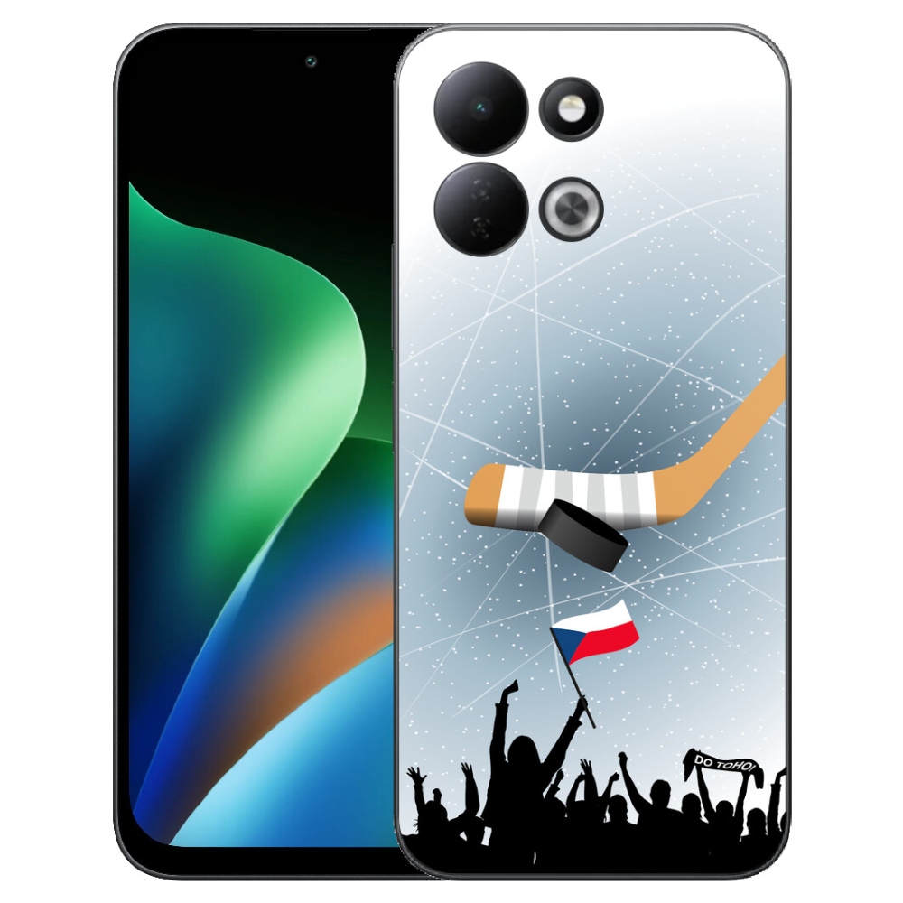 Gelový kryt mmCase na Xiaomi Redmi 17 4G/5G - fanoušci hokeje