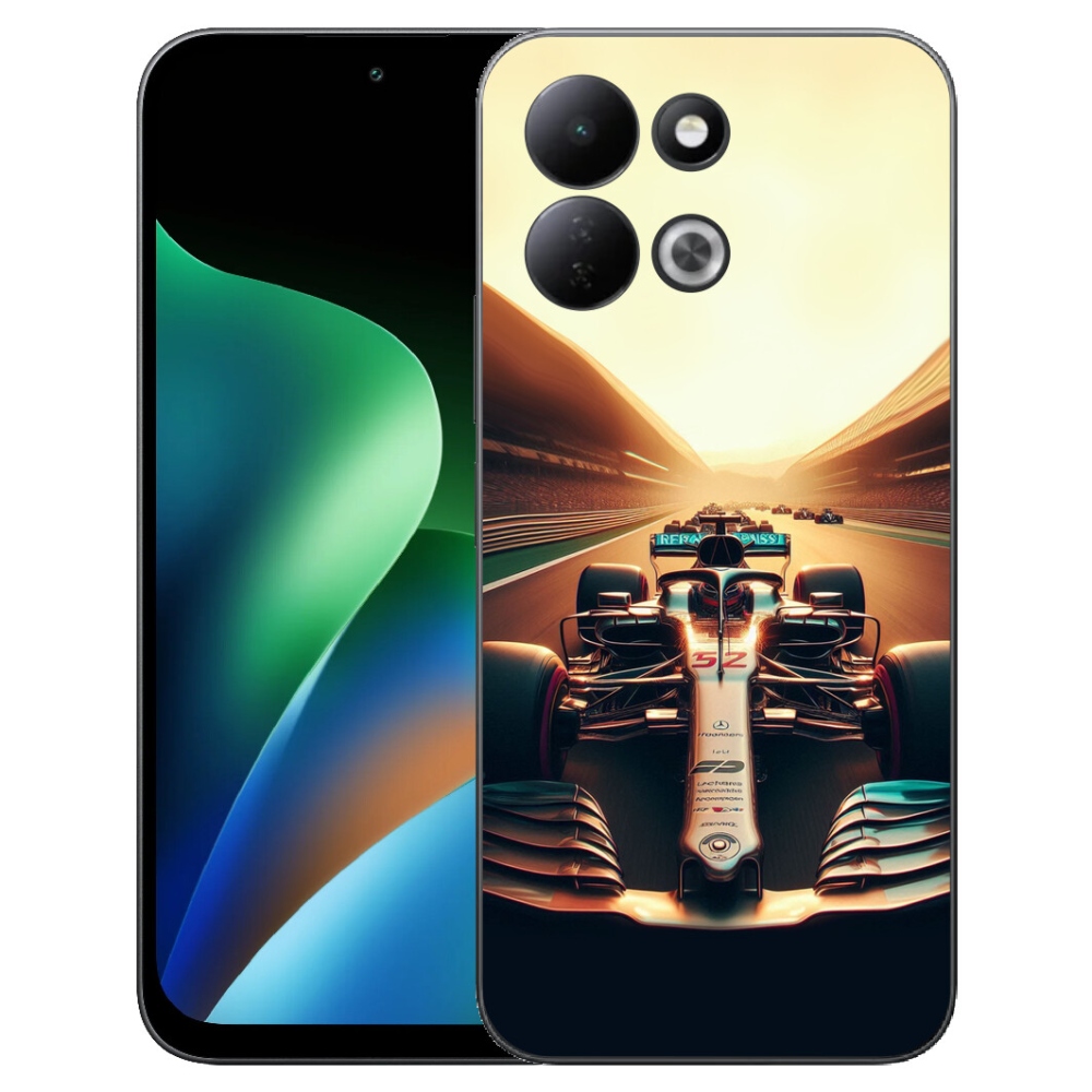 Gelový kryt mmCase na Xiaomi Redmi 17 4G/5G - formule 1