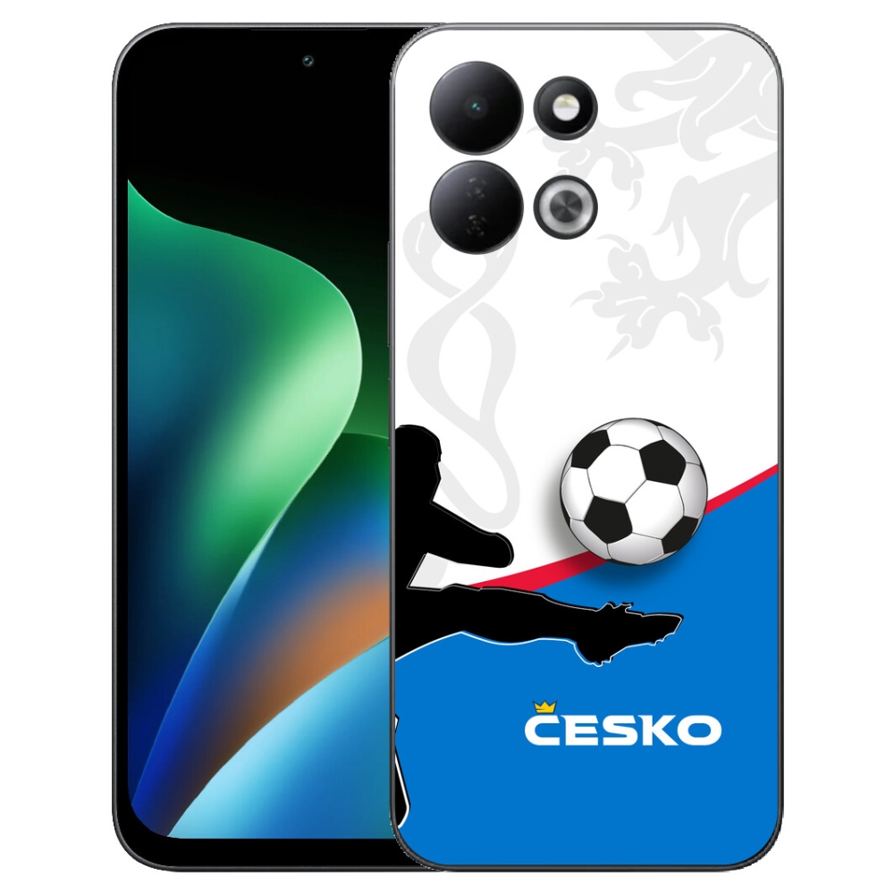 Gelový kryt mmCase na Xiaomi Redmi 17 4G/5G - fotbal Česko 3