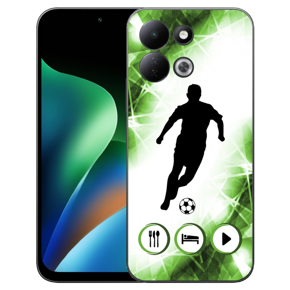 Gelový kryt mmCase na Xiaomi Redmi 17 4G/5G - fotbalista