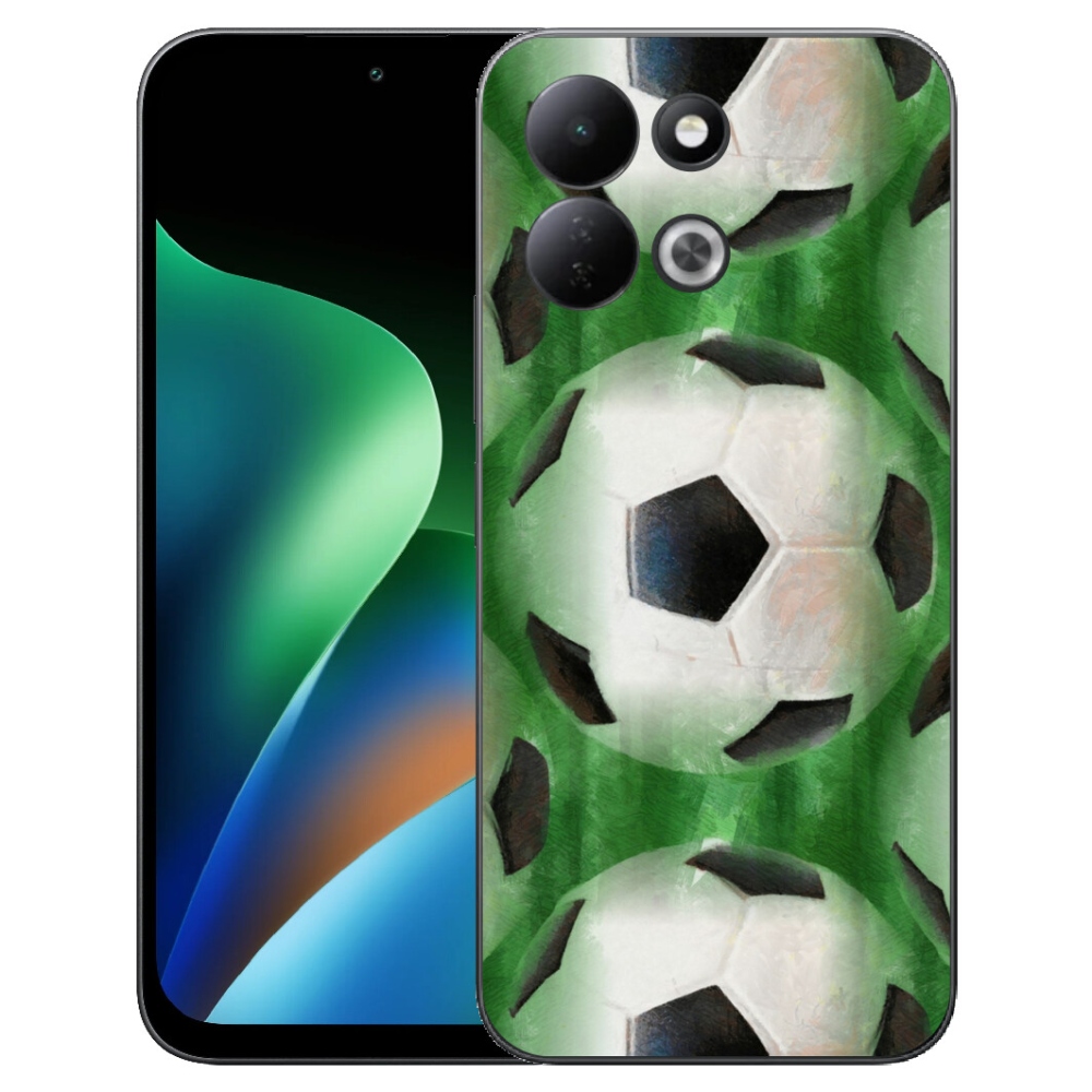 Gelový kryt mmCase na Xiaomi Redmi 17 4G/5G - fotbalový míč