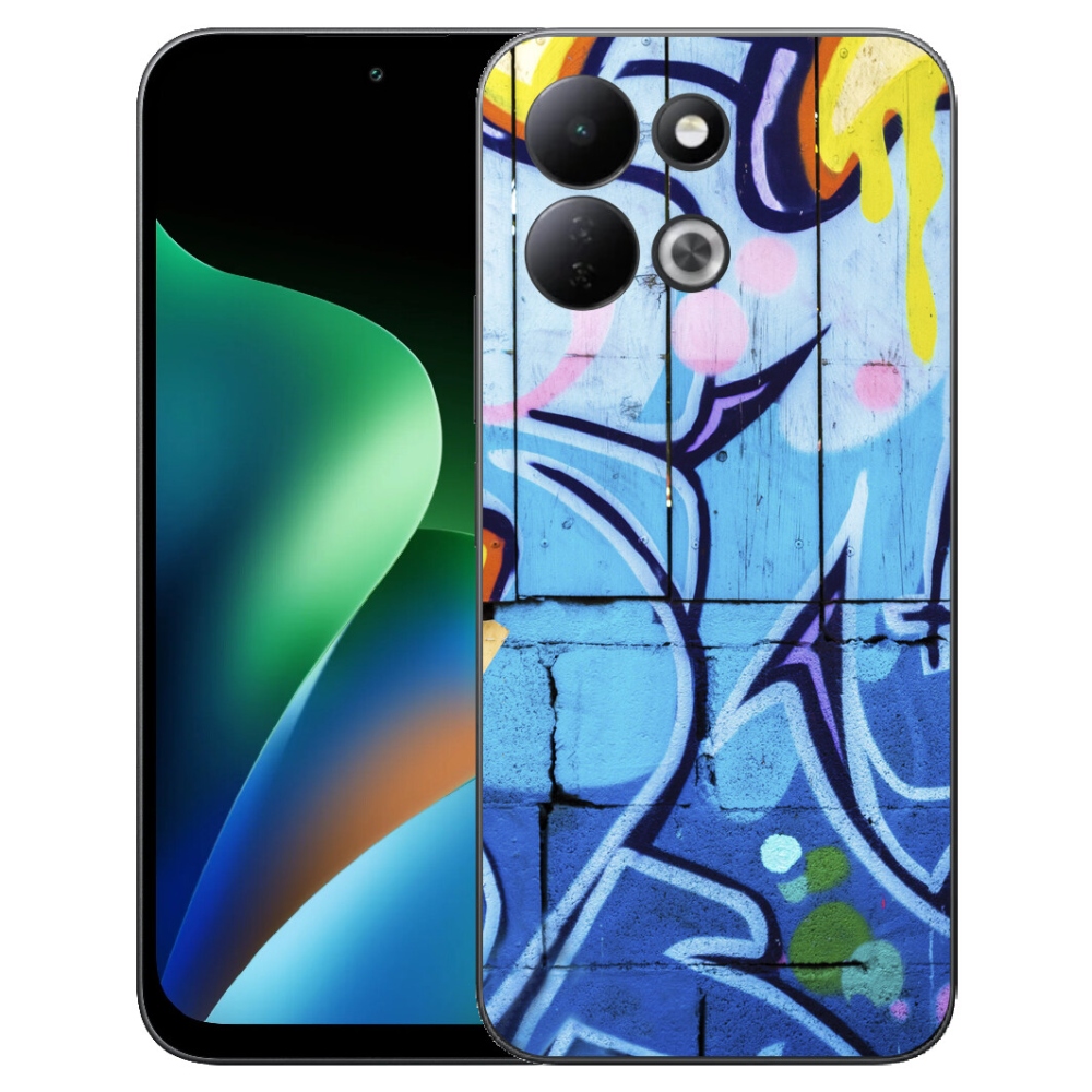 Gelový kryt mmCase na Xiaomi Redmi 17 4G/5G - graffiti