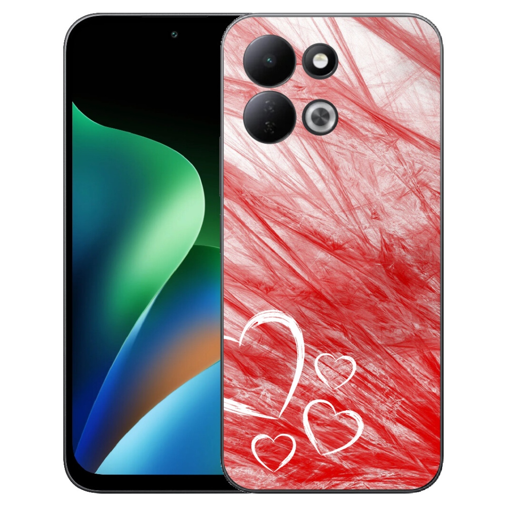 Gelový kryt mmCase na Xiaomi Redmi 17 4G/5G - heart