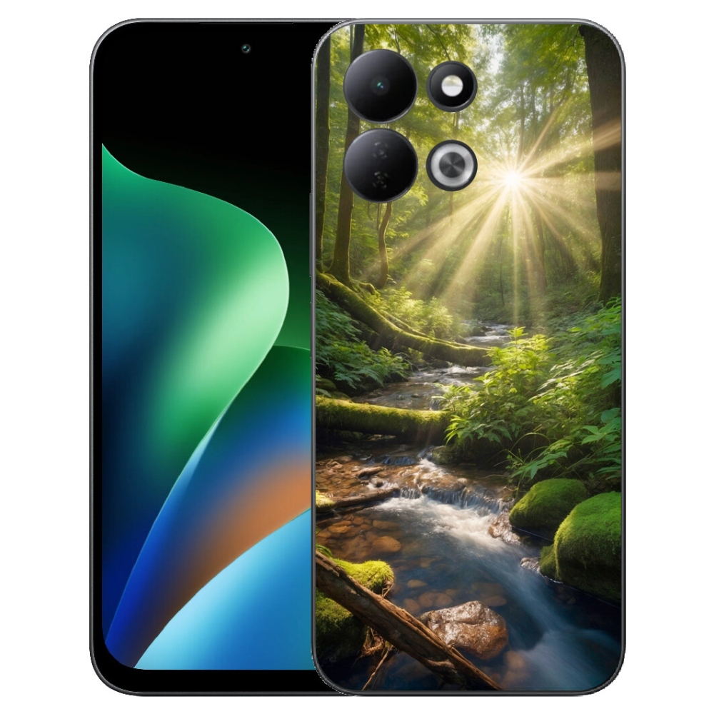 Gelový kryt mmCase na Xiaomi Redmi 17 4G/5G - hlubina lesa