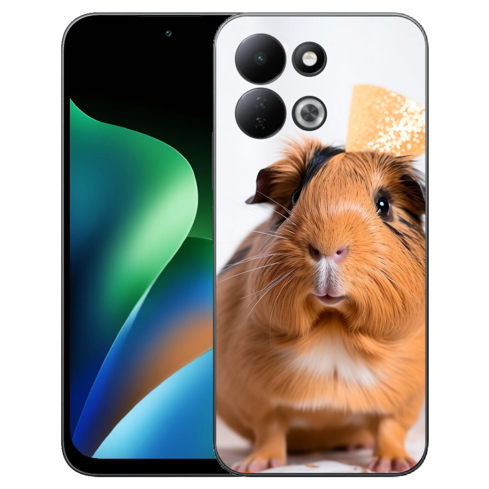 Gelový kryt mmCase na Xiaomi Redmi 17 4G/5G - hnědé morče