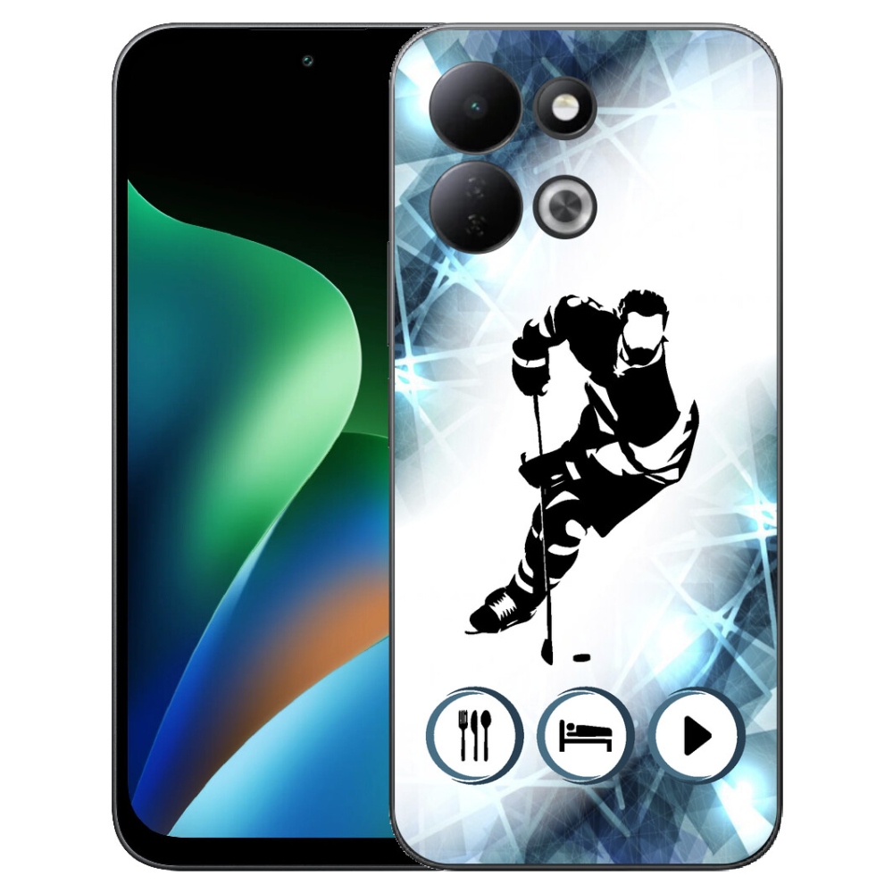 Gelový kryt mmCase na Xiaomi Redmi 17 4G/5G - hokej 1