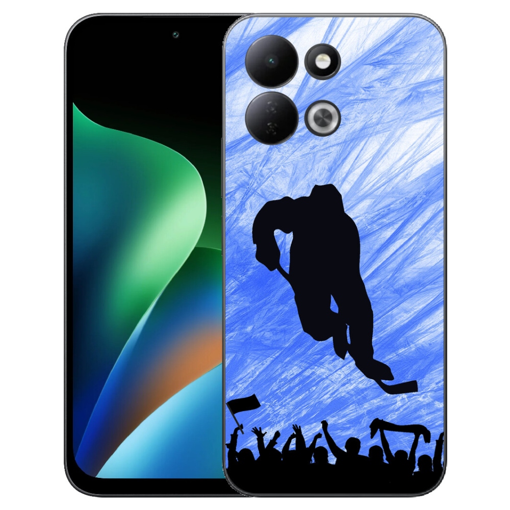 Gelový kryt mmCase na Xiaomi Redmi 17 4G/5G - hokejový hráč