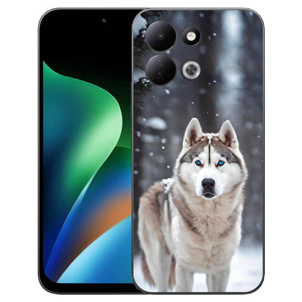 Gelový kryt mmCase na Xiaomi Redmi 17 4G/5G - husky 2