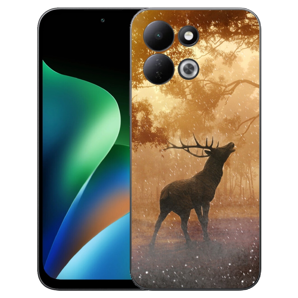 Gelový kryt mmCase na Xiaomi Redmi 17 4G/5G - jelen v říji