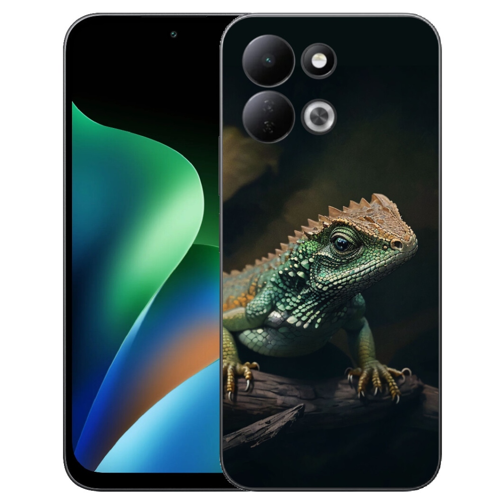Gelový kryt mmCase na Xiaomi Redmi 17 4G/5G - ještěr