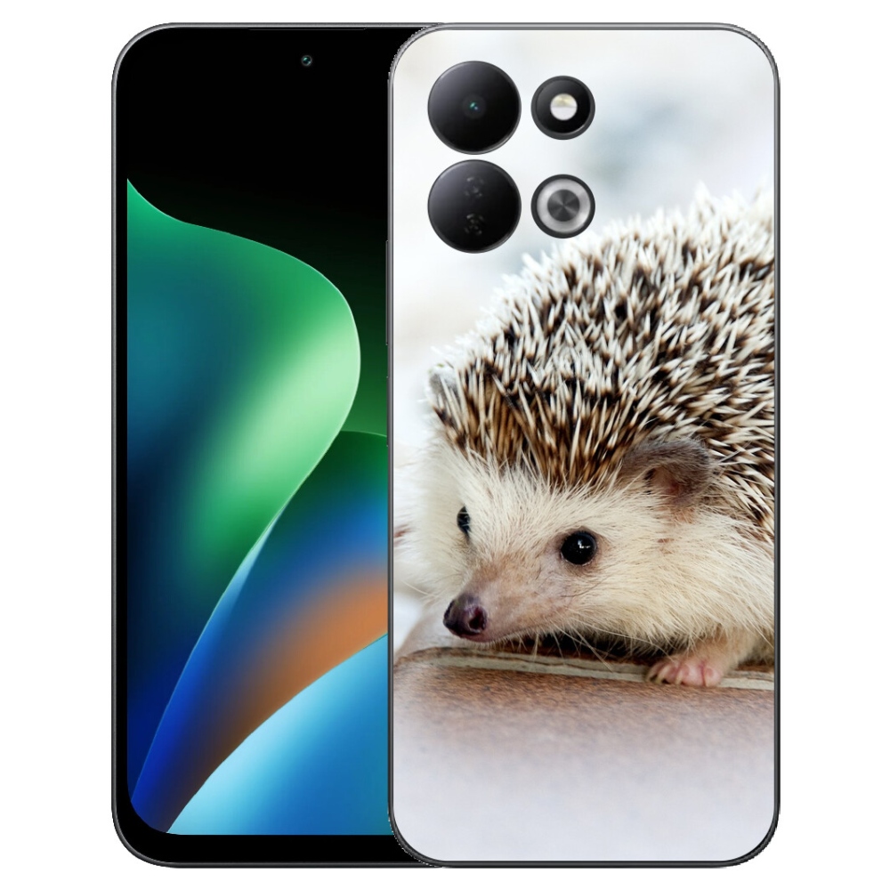 Gelový kryt mmCase na Xiaomi Redmi 17 4G/5G - ježek