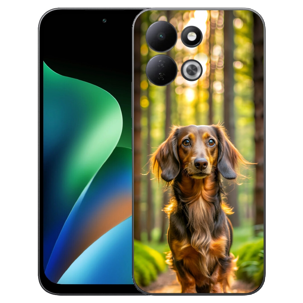 Gelový kryt mmCase na Xiaomi Redmi 17 4G/5G - jezevčík 4