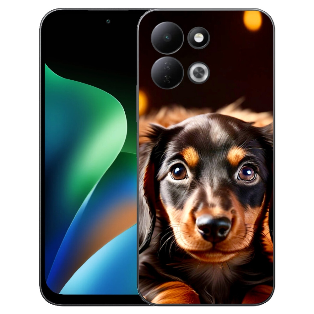 Gelový kryt mmCase na Xiaomi Redmi 17 4G/5G - jezevčík