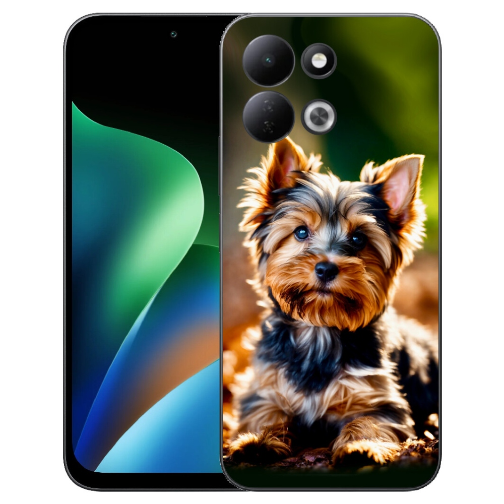 Gelový kryt mmCase na Xiaomi Redmi 17 4G/5G - jorkšír 10