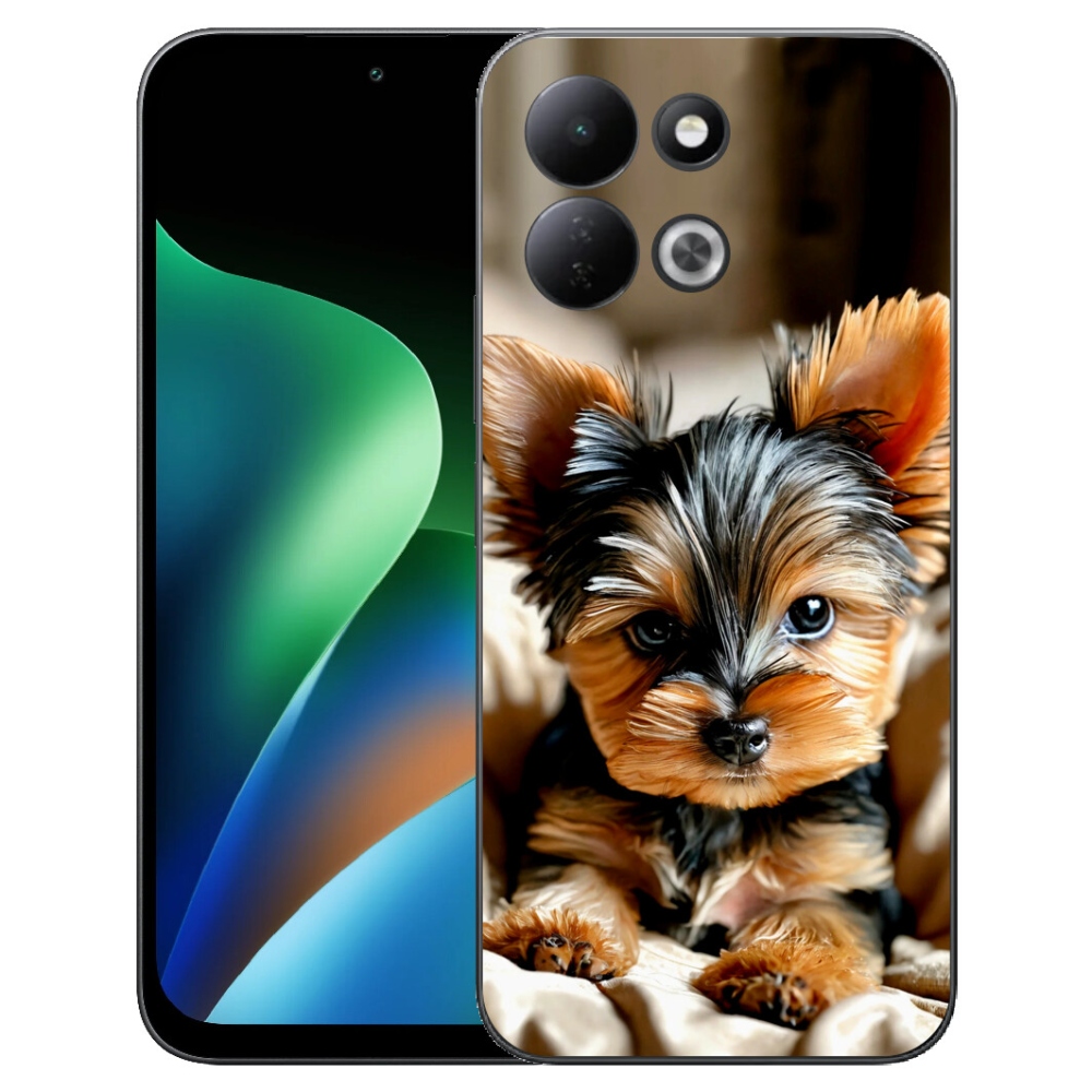 Gelový kryt mmCase na Xiaomi Redmi 17 4G/5G - jorkšír 11
