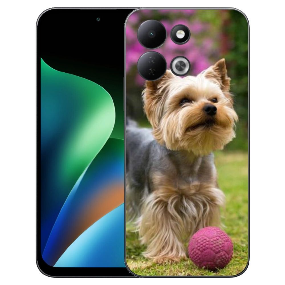 Gelový kryt mmCase na Xiaomi Redmi 17 4G/5G - jorkšír 4