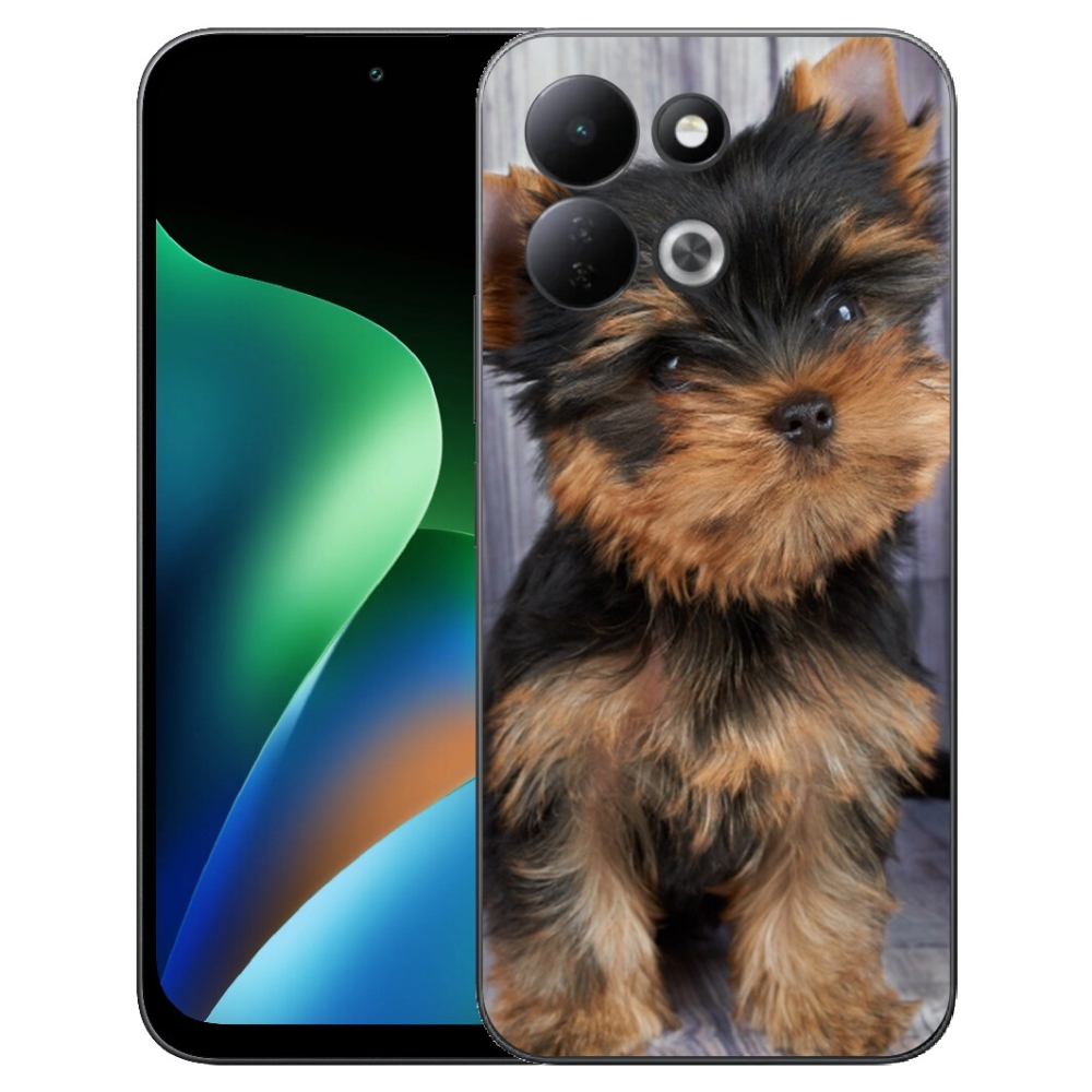 Gelový kryt mmCase na Xiaomi Redmi 17 4G/5G - jorkšír 9