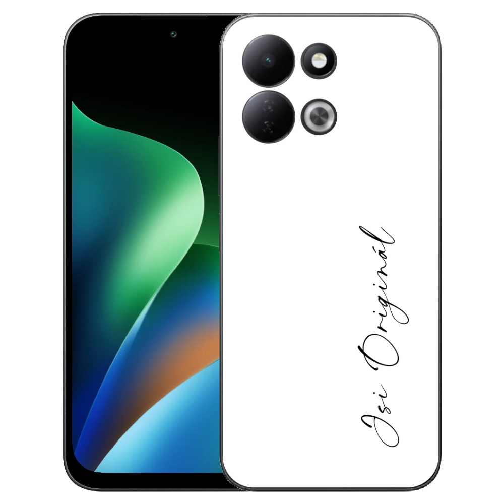 Gelový kryt mmCase na Xiaomi Redmi 17 4G/5G - jsi originál bílé pozadí