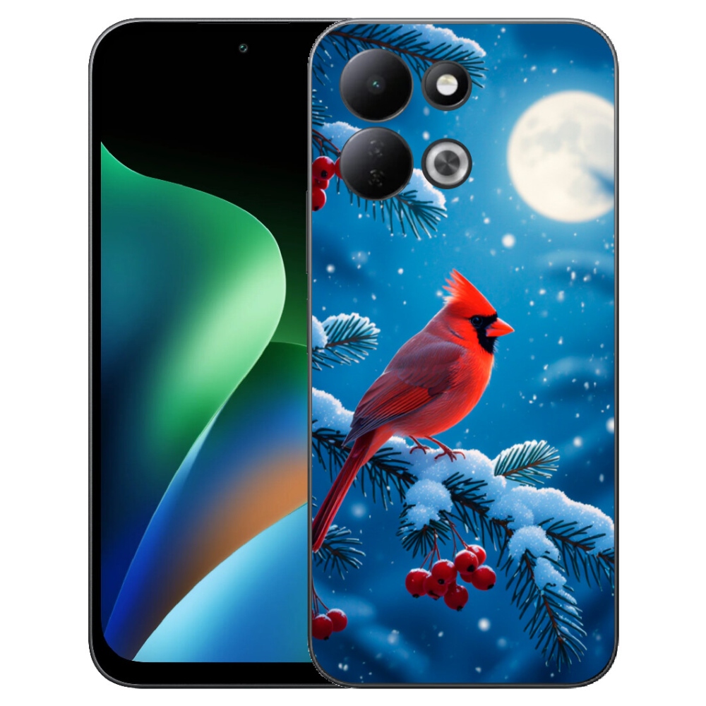 Gelový kryt mmCase na Xiaomi Redmi 17 4G/5G - kardinál červený