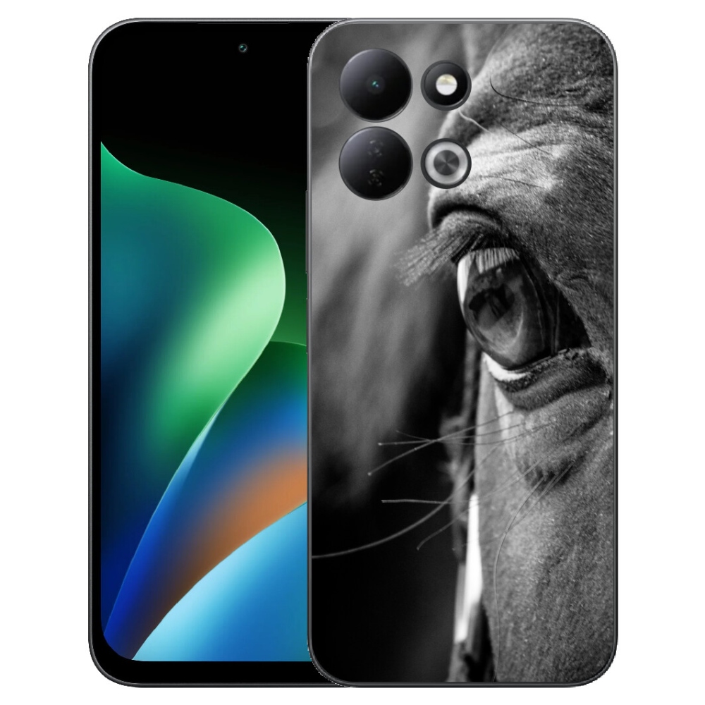 Gelový kryt mmCase na Xiaomi Redmi 17 4G/5G - koňský pohled