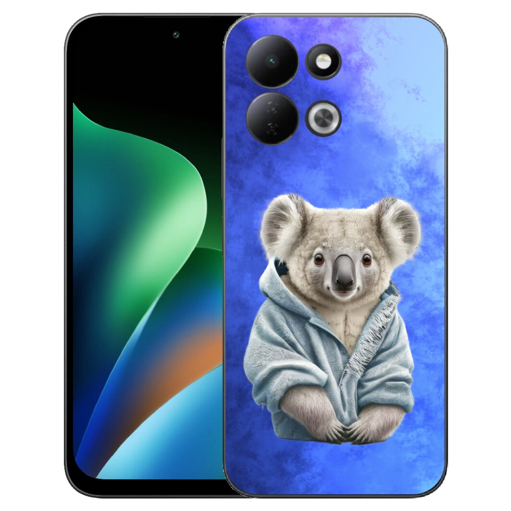 Gelový kryt mmCase na Xiaomi Redmi 17 4G/5G - koala ve svetru