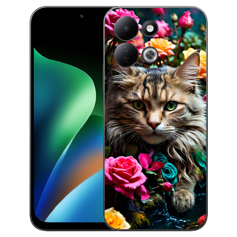 Gelový kryt mmCase na Xiaomi Redmi 17 4G/5G - kočíčí pohled 2