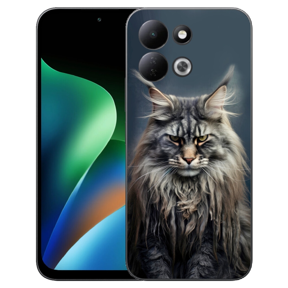 Gelový kryt mmCase na Xiaomi Redmi 17 4G/5G - kočíčí pohled 4