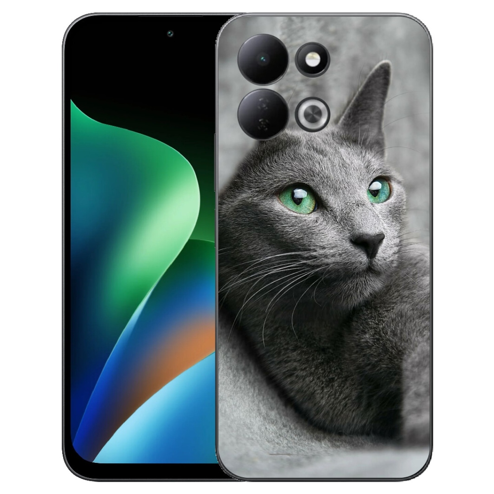 Gelový kryt mmCase na Xiaomi Redmi 17 4G/5G - kočka 2