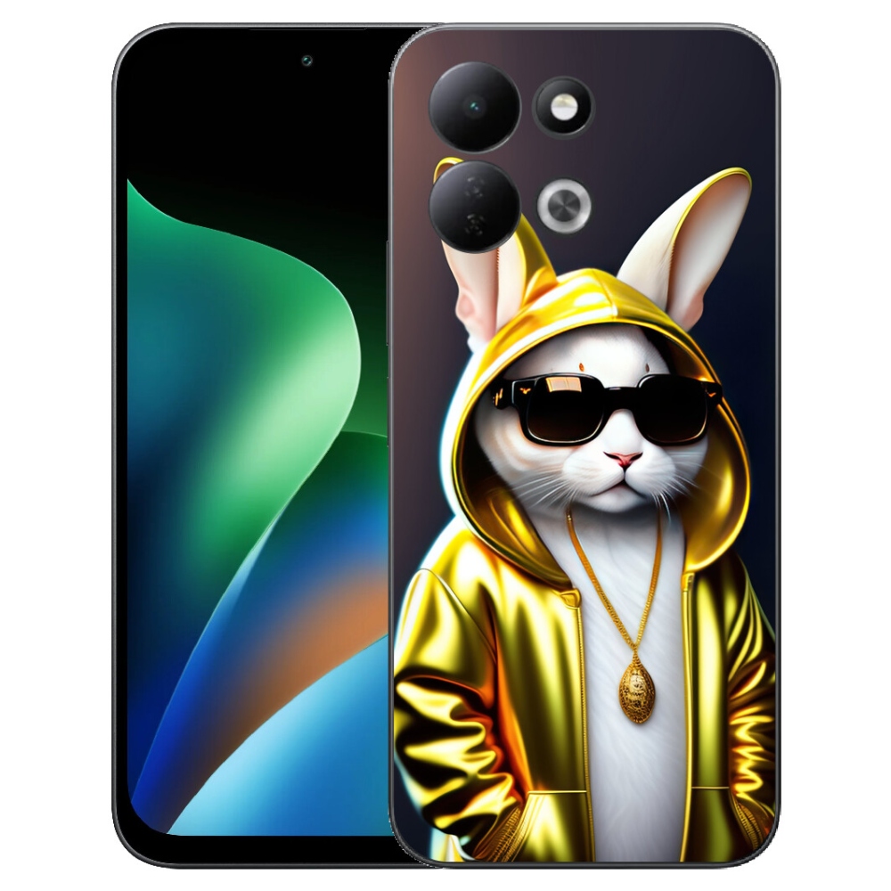Gelový kryt mmCase na Xiaomi Redmi 17 4G/5G - kočka boss
