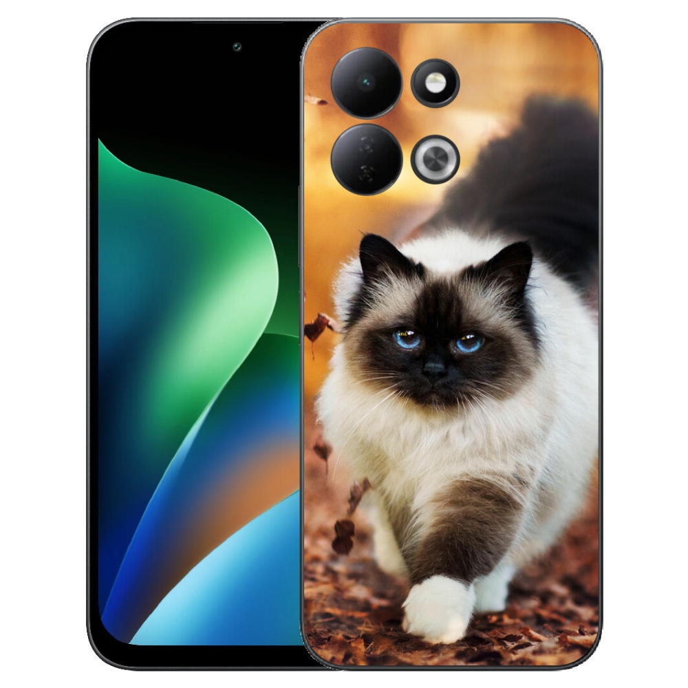 Gelový kryt mmCase na Xiaomi Redmi 17 4G/5G - kočka