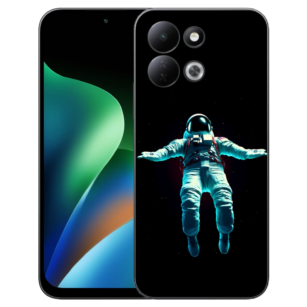 Gelový kryt mmCase na Xiaomi Redmi 17 4G/5G - kosmonaut