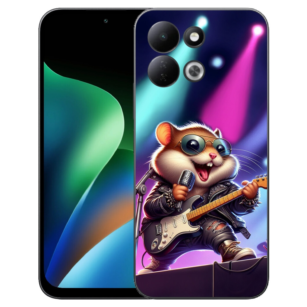 Gelový kryt mmCase na Xiaomi Redmi 17 4G/5G - křeček rocker