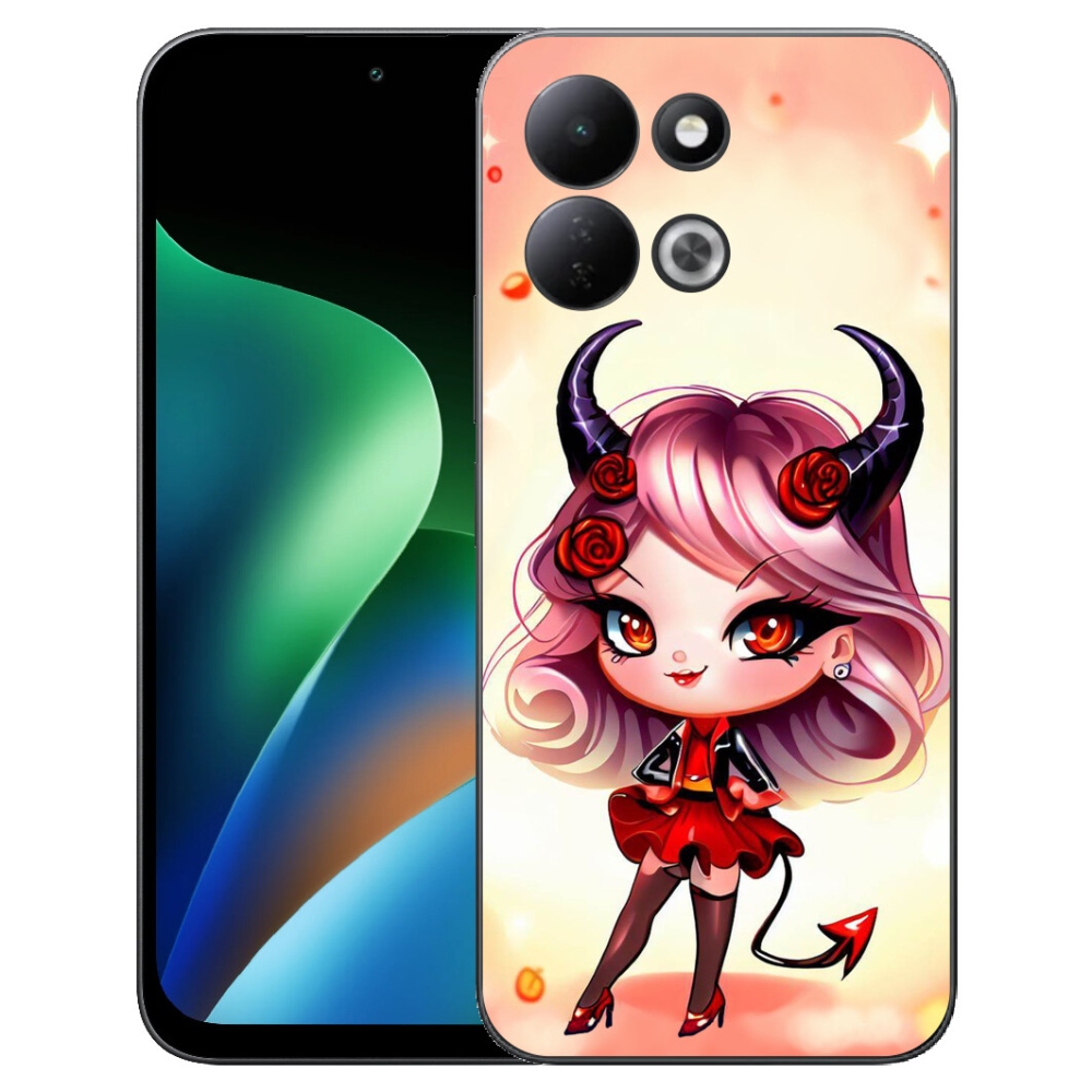 Gelový kryt mmCase na Xiaomi Redmi 17 4G/5G - kreslená čertice