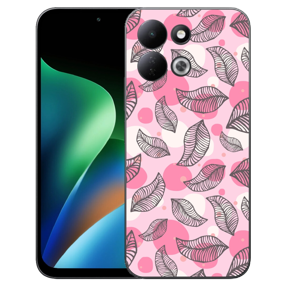 Gelový kryt mmCase na Xiaomi Redmi 17 4G/5G - kreslené padající listy