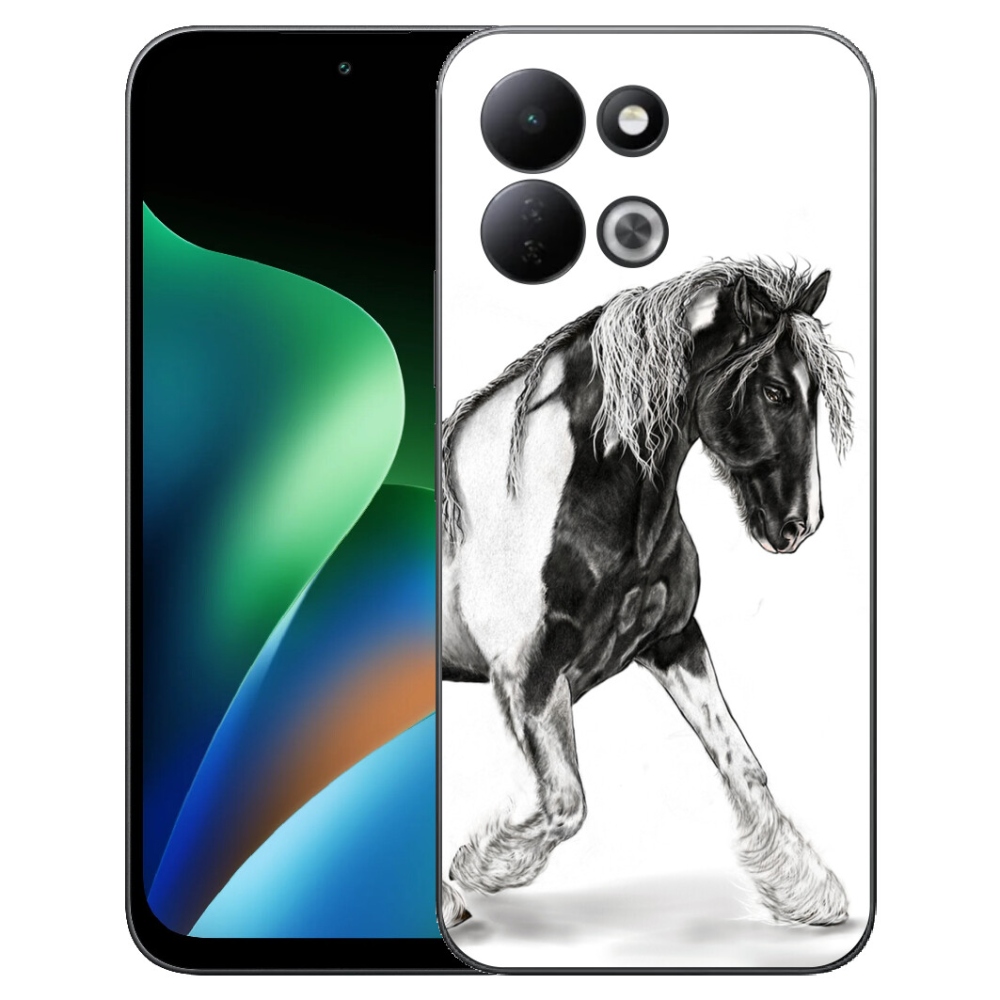 Gelový kryt mmCase na Xiaomi Redmi 17 4G/5G - kůň